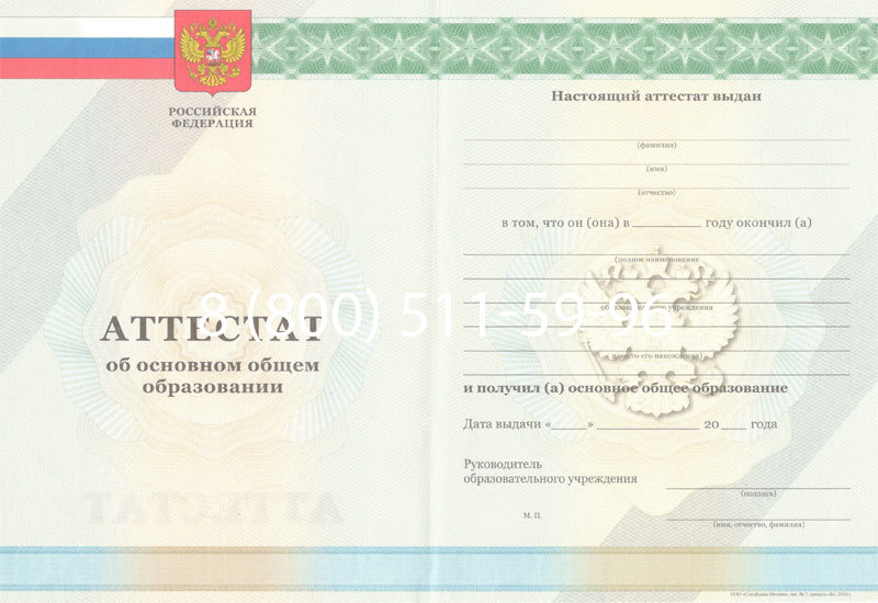 Купить Аттестат за 9 класс 2011-2013 годов в Новошахтинске Купить Аттестат за 9 класс 2011-2013 годов в Новошахтинске